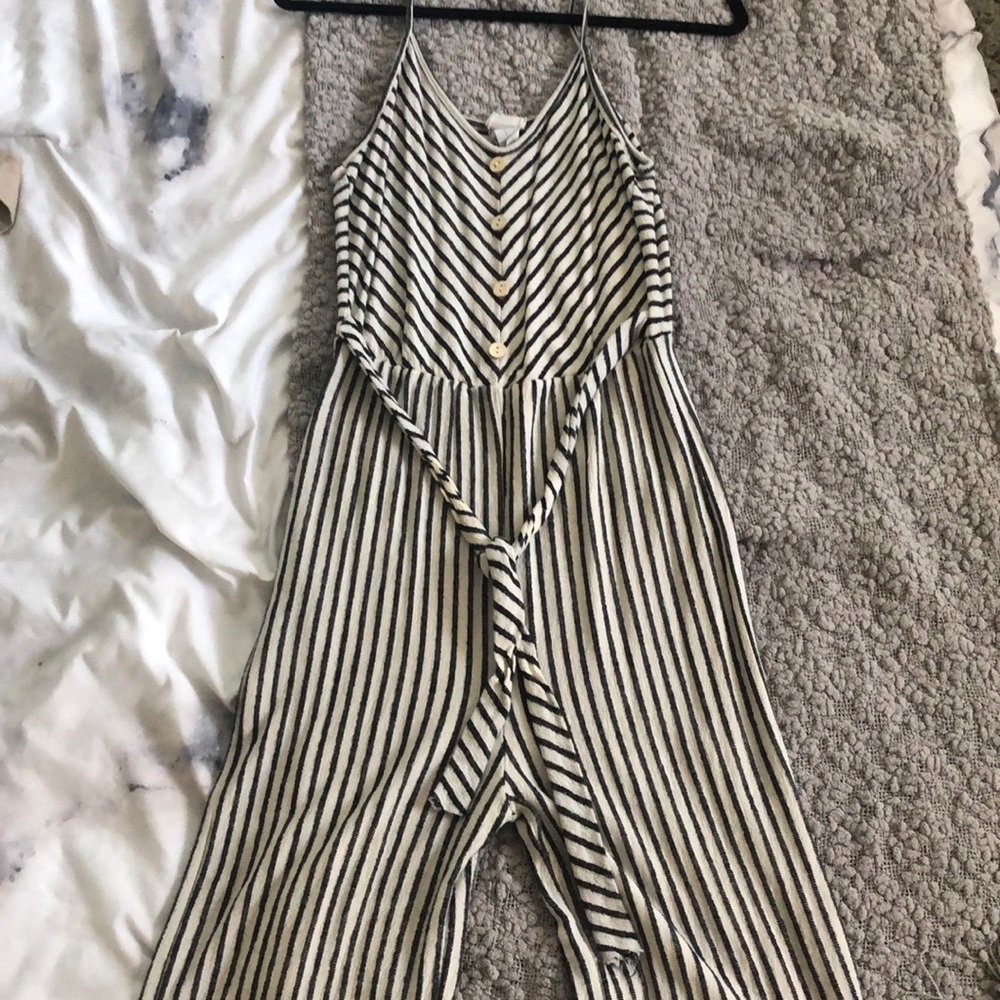 Striped Jumpsuit